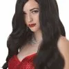Silver Screen Sinsation Costume Wig - Black