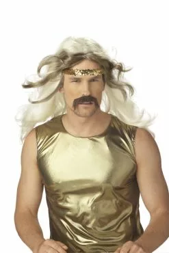 Rock Gold Costume Wig - Blonde/Brown