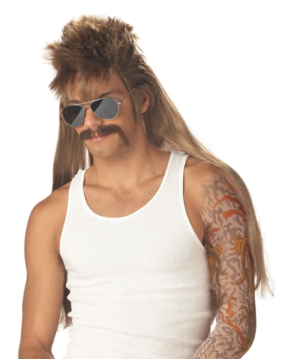 Mississippi Mudflap Costume Wig - Brown 3 Mississippi Mudflap Costume Wig - Brown