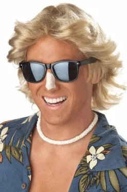 70's Feathered Hair Costume Wig (Blonde)