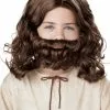 Child Jesus Wig And Beard Set (Brown) -Ghost Couture Store 70753 full 1