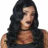 Sultry Siren Adult Wig (Black)