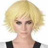 Feathered Cosplay Adult Wig (Yellow)