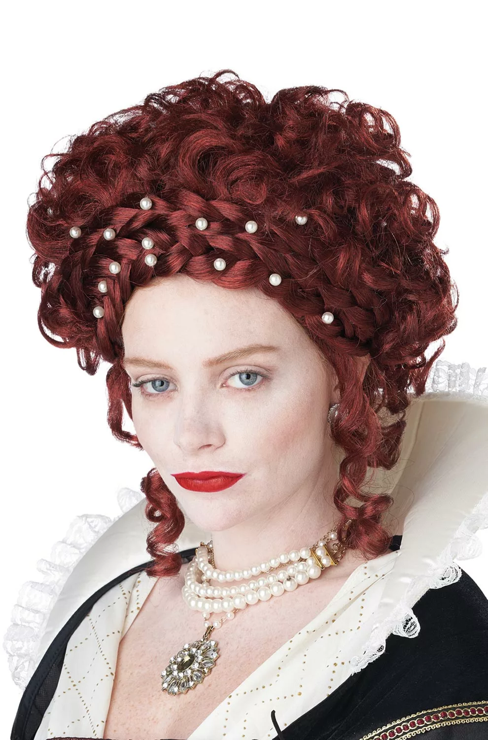 Elizabethan Lady Adult Wig 3 Elizabethan Lady Adult Wig