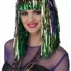 Mardi Gras Tinsel Adult Wig -Ghost Couture Store CC7022 001 full 1