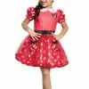 Red Minnie Mouse Infant/Toddler Costume -Ghost Couture Store D11981 full 1