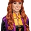 Frozen 2 Anna Adult Wig -Ghost Couture Store D22831 full 1