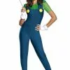 Luigi Tween Girl Costume 1 Luigi Tween Girl Costume -Ghost Couture Store D73723 full 1