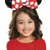 Red Minnie Mouse Sequin Child Ears -Ghost Couture Store D85591 full 1