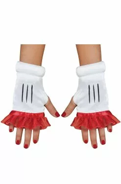 Red Minnie Mouse Child Glovettes