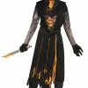 Dead By Daylight Scorched Ghostface Child Costume -Ghost Couture Store F105832 full 1