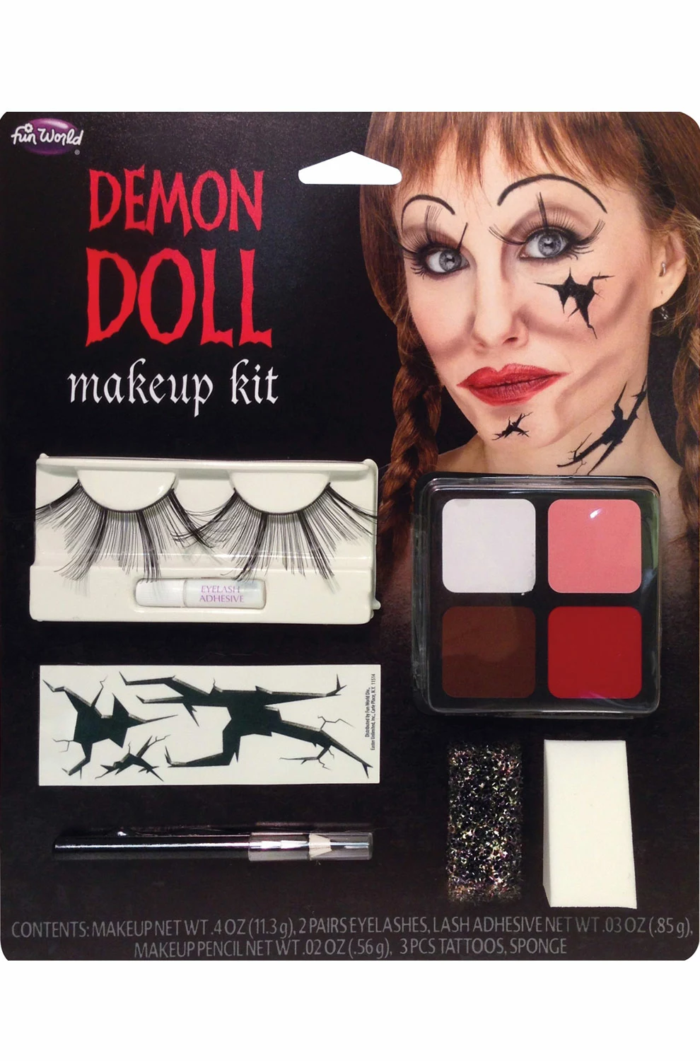 Demon Doll Makeup Kit 3 Demon Doll Makeup Kit