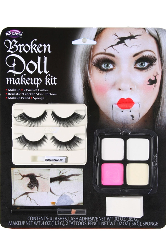 Broken Doll Face Make-Up Kit 3 Broken Doll Face Make-Up Kit