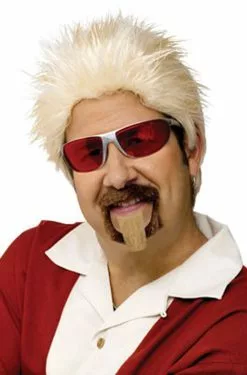 Celebrity Chef Wig And Goatee