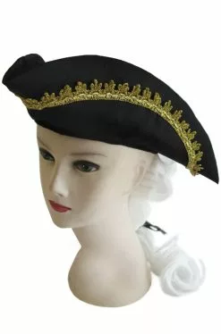 Colonial Child Hat With Wig