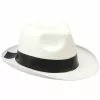 Gangster Hat (White) -Ghost Couture Store FM59360 full 1