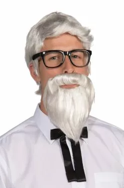 Southern Colonel Adult Wig & Beard Set