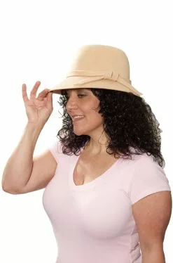 Roaring 20s Flapper Hat (Beige)