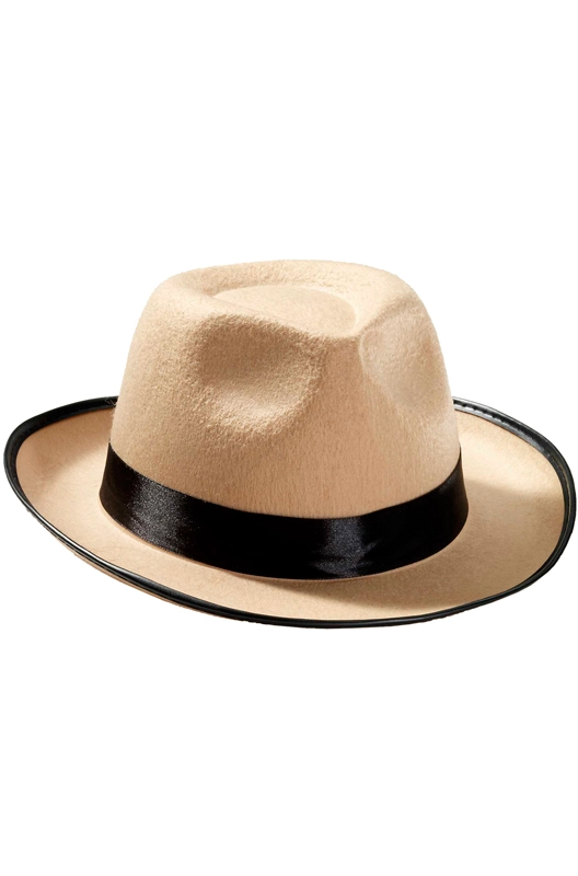 Fedora Hat (Beige) 3 Fedora Hat (Beige)