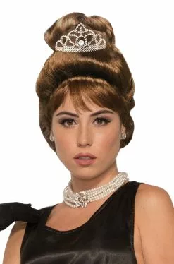 Breakfast At Tiffany's Adult Wig & Tiara