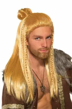 Viking Male Warrior Wig