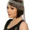 Silver Beaded Headpiece 1 Silver Beaded Headpiece -Ghost Couture Store FM85833 full 1