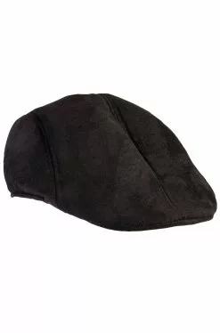Black Suede Cap
