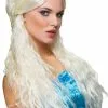 Barbarian Bride Costume Wig (Platinum Blonde) -Ghost Couture Store FR2107108 full 1
