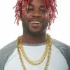 Red Rapper Wig -Ghost Couture Store FR24954 full 1