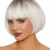 Dip Dye Short Bob Wig (White/Grey) -Ghost Couture Store G11309 full 1