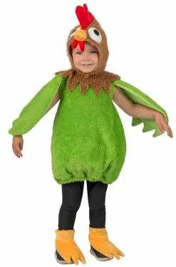 Green Rooster Toddler Costume