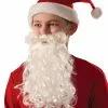 Child Santa Claus Beard And Moustache