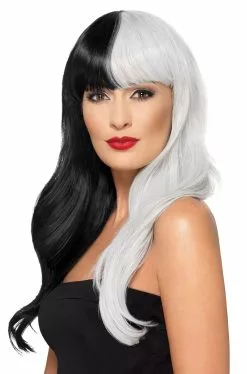 Deluxe Half And Half Adult Wig