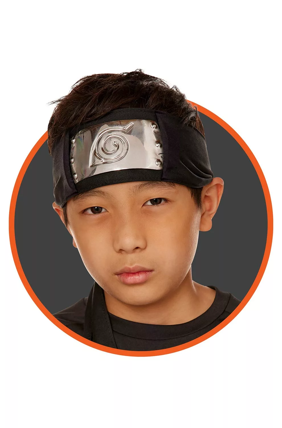 Naruto Black/Hidden Leaf Headband 3 Naruto Black/Hidden Leaf Headband